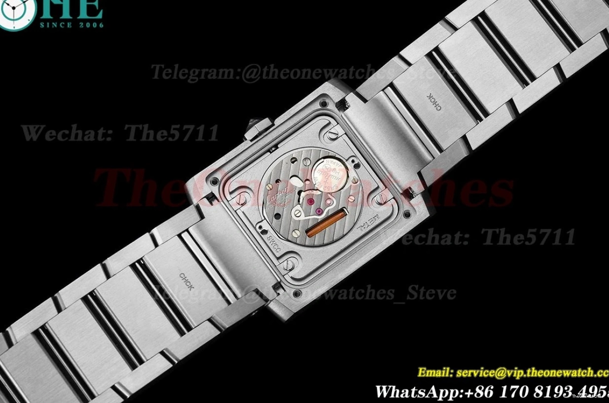 Tank SS SS 27mm Française 8848F Quartz Dial Silver 0326